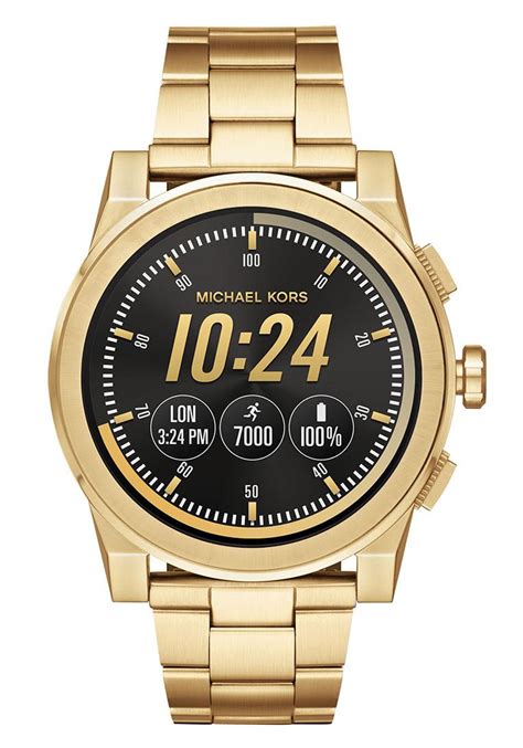 michael kors smartwatch mens black|Michael Kors elctronic watches.